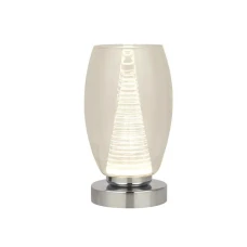Searchlight CYCLONE 6Вт 3000К прозорий EU97293-1CL. Настільна лампа