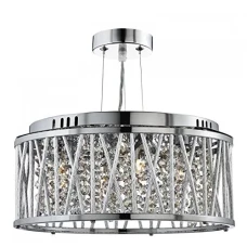 Searchlight ELISE G9 хром 8333-3CC. Люстра