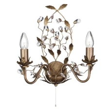 Searchlight ALMANDITE E14 коричневий 2492-2BR. Бра