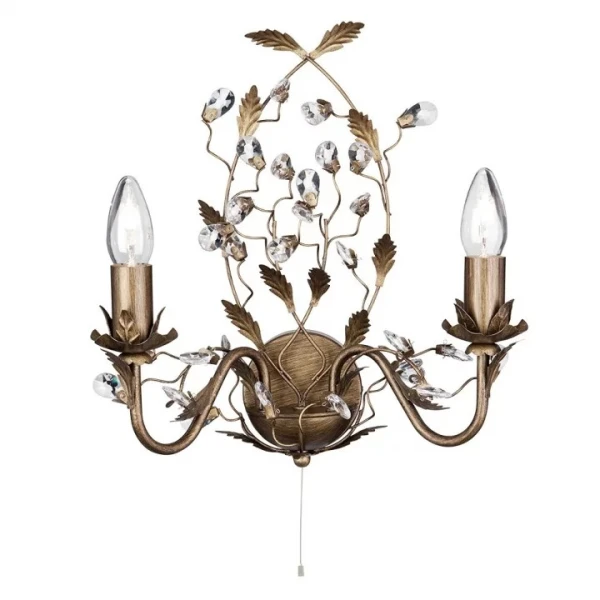 Бра Searchlight ALMANDITE E14 коричневий 2492-2BR