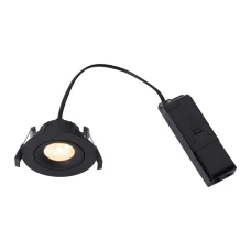 Nordlux ALIKI 8Вт 2700К чорний 2310320003. Точковий світильник