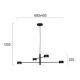 Підвісний світильник Viokef PRIMA 20Вт 3000К чорний 4258100