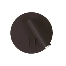 Viokef MOBY 9Вт 3000К чорний 4188201. Настінний світильник