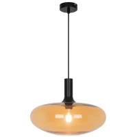Viokef CONVEX E27 бурштиновий 4278101. Світильник підвісний