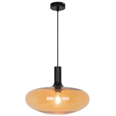 Viokef CONVEX E27 бурштиновий 4278101. Світильник підвісний