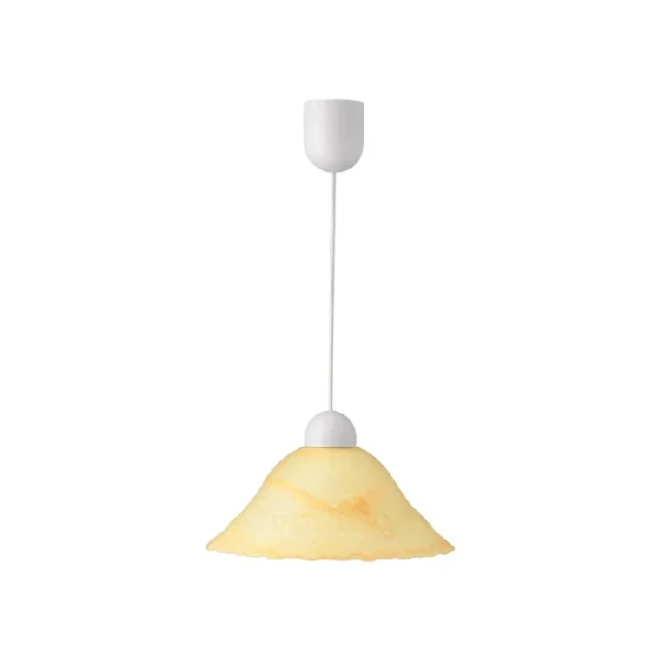 Підвісний світильник Viokef AMBER DUET E27 бурштиновий 3927501