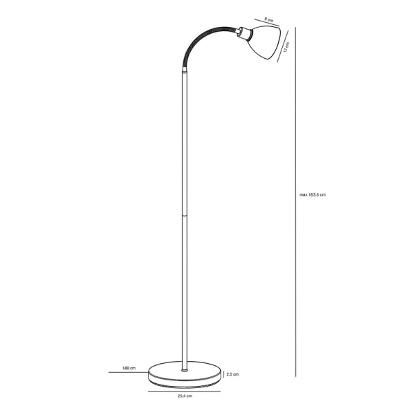 Торшер Nordlux RAY E14 хром 63214033 - Фото 3