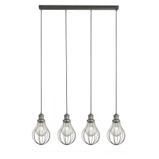 Searchlight BALLOON CAGE E27 нікель 1384-4PW. Світильник підвісний