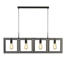 Searchlight PLAZA E27 чорний 23203-4BK. Люстра