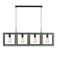 Люстра Searchlight PLAZA E27 чорний 23203-4BK