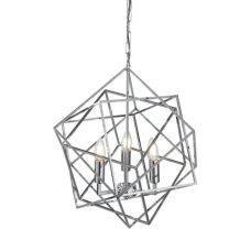 Searchlight CUBE E14 хром 7863-3CC. Люстра