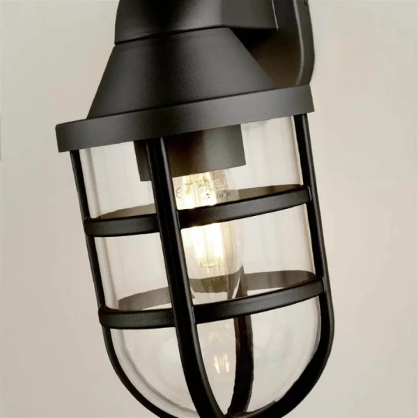 Світильник вуличний Searchlight SEASIDE E27 чорний 61133BK - Фото 2