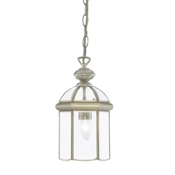 Підвісний світильник Searchlight LANTERNS E27 прозорий 7131AB