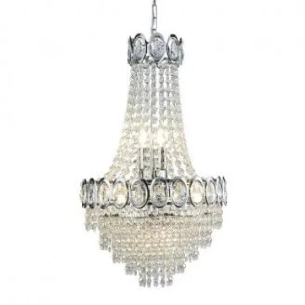Люстра Searchlight LOUIS PHILIPE E14 прозорий 1611-6CC