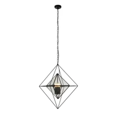 Searchlight DIAMOND E14 чорний 7323-3BK. Люстра
