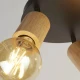Стельовий світильник Searchlight SPINNY E27 чорний 50211-3NA