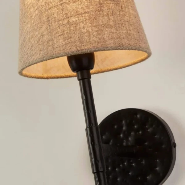 Бра Searchlight GOTHIC E14 бежевий 30690-1BK - Фото 3