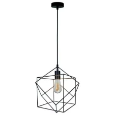 Viokef QUADRO E27 чорний 4193400. Світильник підвісний