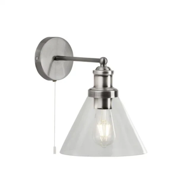 Бра Searchlight PYRAMID E27 прозорий 1277SS