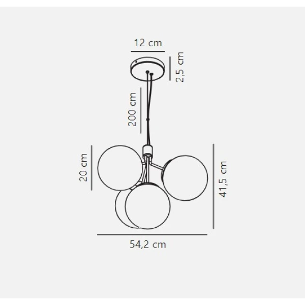 Люстра підвісна IVONA 2112153003 Nordlux - Фото 5
