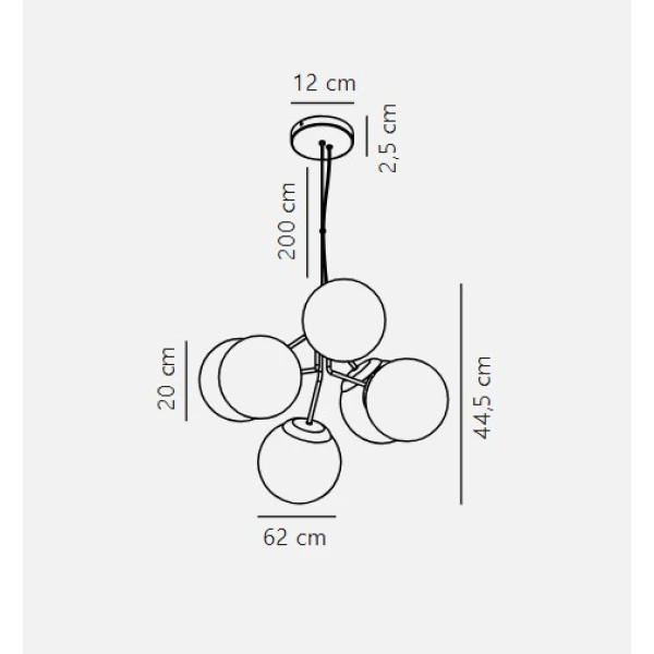 Люстра підвісна IVONA 2112163003 Nordlux - Фото 5