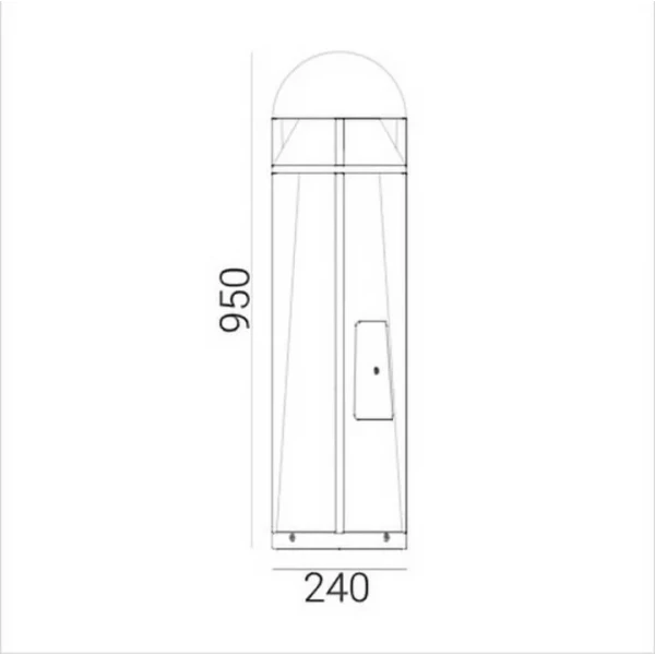 Світильник вуличний Norlys NARVIK 19Вт 4000К сірий 5024GR - Фото 5