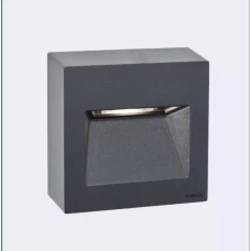 Norlys NAMSOS 4Вт 3000К сірий 1341GR. Світильник фасадний