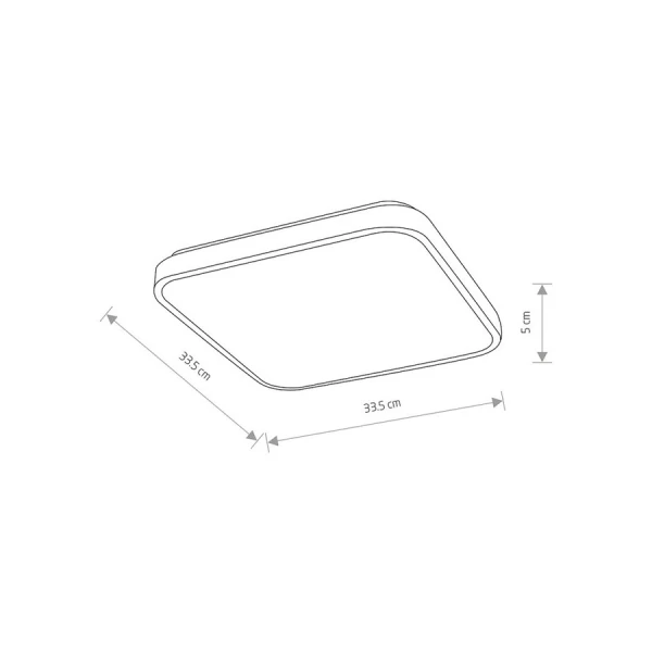 Світильник стельовий Nowodvorski AGNES SQUARE 16Вт 4000К білий 10990 - Фото 6