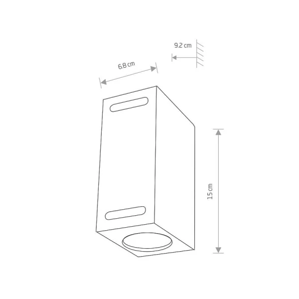 Фасадний світильник Nowodvorski ASSOS GU10 чорний 9124 - Фото 6