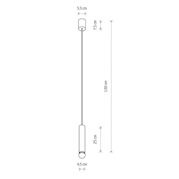 Підвісний світильник Nowodvorski BATON E27 латунний 7851 - Фото 4