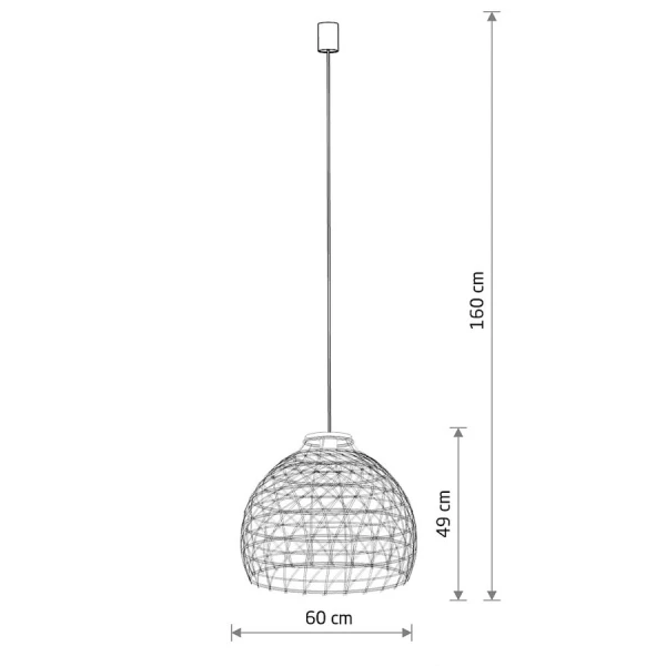 Підвісний світильник Nowodvorski Boho E27 бежевий 11152 - Фото 6