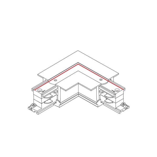 З'єднувач кутовий Nowodvorski CTLS RECESSED чорний 8683 - Фото 2