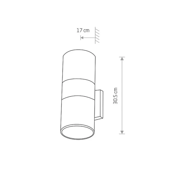 Фасадний світильник Nowodvorski FOG E27 графітовий 3404 - Фото 8