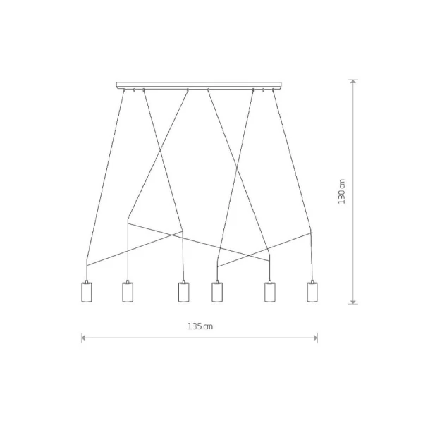 Сучасна люстра Nowodvorski IMBRIA GU10 чорний 9675 - Фото 3