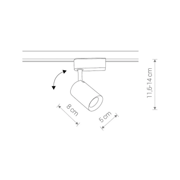 Світильник трековий Nowodvorski IRIS 7Вт 3000К білий 8995 - Фото 2