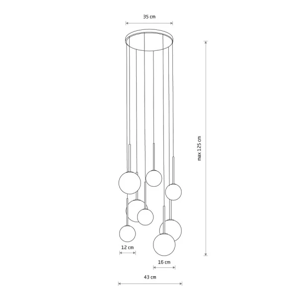 Підвісний світильник Nowodvorski KARO G9 чорний 10934 - Фото 6