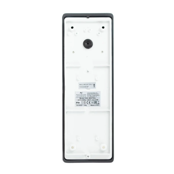 Фасадний світильник Nowodvorski MISTRAL E27 графітовий 3393 - Фото 4