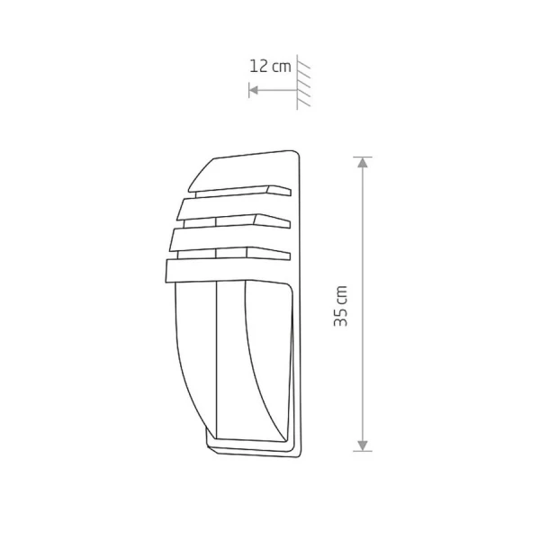 Фасадний світильник Nowodvorski MISTRAL E27 графітовий 3393 - Фото 5