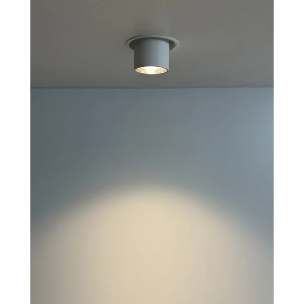 Світильник точковий врізний Nowodvorski MONO GU10 білий 10796 - Фото 2