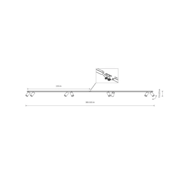 Світильник спот Nowodvorski MONO GU10 білий 7750 - Фото 2