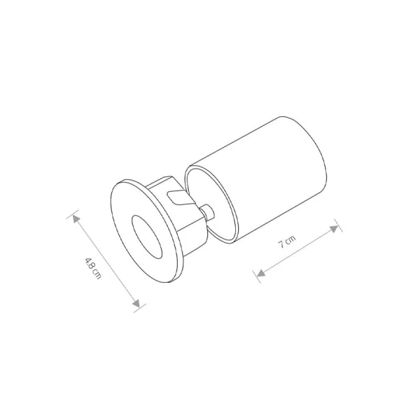 Вуличний світильник Nowodvorski OIA 1Вт 3000К чорний 9102 - Фото 9
