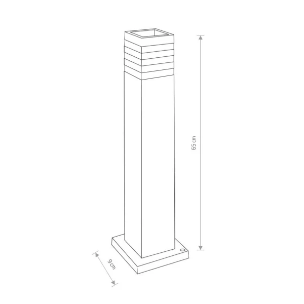 Світильник вуличний Nowodvorski OIR E27 чорний 9158 - Фото 2