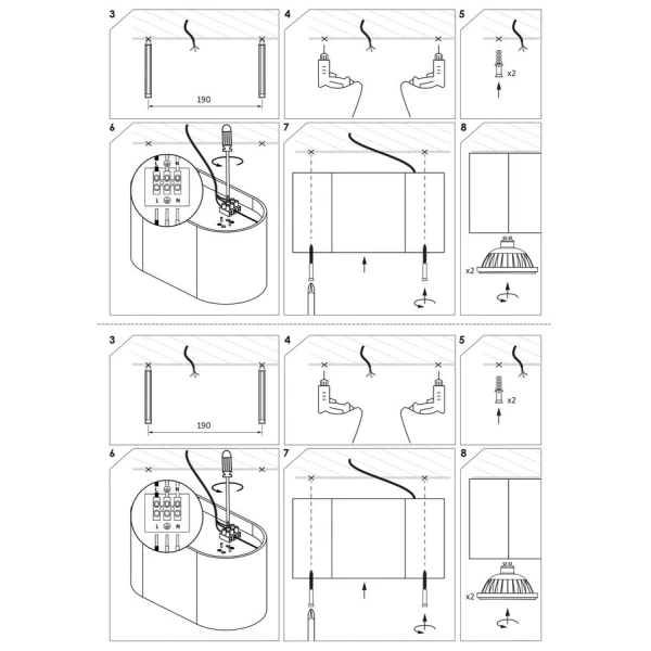 Точковий світильник Nowodvorski OVAL GU10 білий 9241 - Фото 4