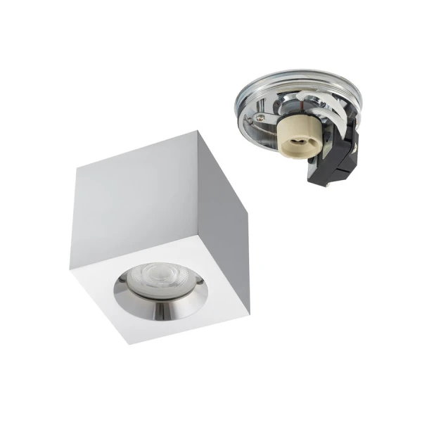 Світильник у ванну Nowodvorski PARANA GU10 сірий (хром) 10717 - Фото 4