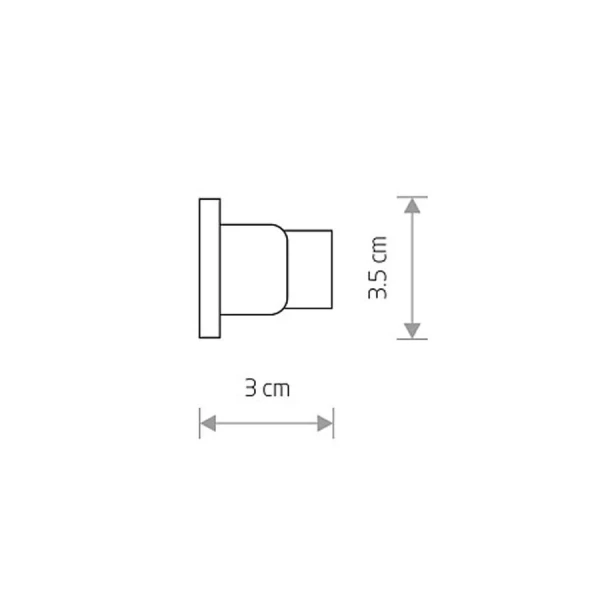 Заглушка Nowodvorski PROFILE track білий 9457 - Фото 2