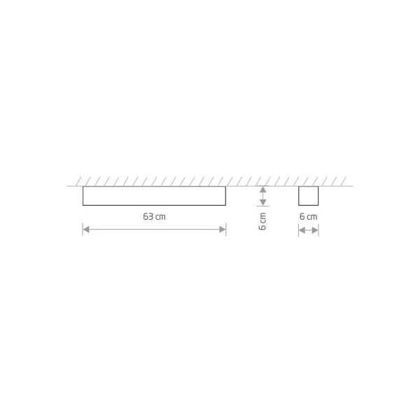 Лінійний світильник Nowodvorski SOFT LED G13 3000К графітовий 7527 - Фото 4