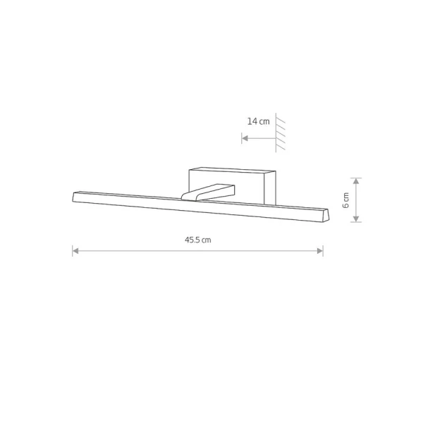 Світильник у ванну Nowodvorski VAN GOGH 9Вт 3000К білий 10292 - Фото 4