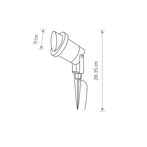Світильник вуличний Nowodvorski BUSH GU10 графітовий 3401 - Фото 12