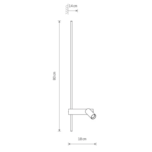 Лінійне бра Nowodvorski EASY LED GU10;11Вт 3000К білий 11578 - Фото 2