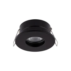 Nowodvorski GOLF GU10 чорний 8376. Точковий світильник врізний